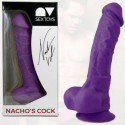 NACHO VIDAL - RÉPLIQUE DE PÉNIS NACHO VIDAL 24CM LILAS 1 