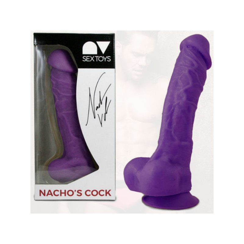 NACHO VIDAL - NACHO VIDAL PENIS REPLICA 24CM PURPLE 1 