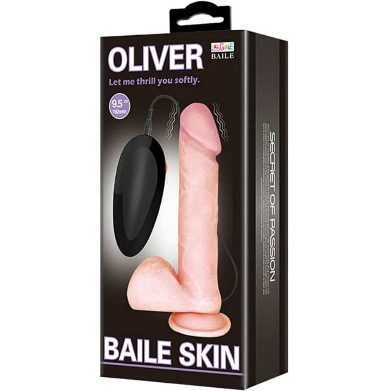 BAILE - OLIVER REALISTIC DILDO WITH VIBRATION 6 