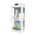 X RAY - CAZZO TRASPARENTE CON SFERE 20 CM -O- 4.5 CM 6 