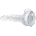 BAILE - REALISTISCHER DILDO MIT SAUGNAPF UND HODEN 16.7 CM TRANSPARENT 1 