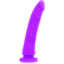 DELTA CLUB - TOYS LILA DILDO MEDIZINISCHES SILIKON 23 CM -O- 4.5 CM 4 