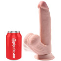 KING COCK - BALLES GODE 3D PLUS 24.5 CM PEAU CLAIRE 1 