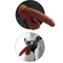 KING COCK - BALLES GODE 3D PLUS 24.5 CM MARRON 2 