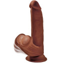 KING COCK - PLUS 3D DILDO SWINGING BALLS 24.5 CM BRAUN 4 