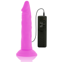 DIVERSIA - DILDO VIBRANT FLEXIBLE VIOLET 23 CM -O- 4.3 CM 3 