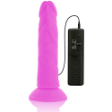 DIVERSIA - DILDO VIBRANT FLEXIBLE VIOLET 23 CM -O- 4.3 CM 4 