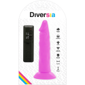 DIVERSIA - DILDO VIBRANT FLEXIBLE VIOLET 23 CM -O- 4.3 CM 7 