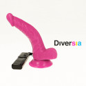 DIVERSIA - FLEXIBLE VIBRATING DILDO PURPLE 21.5 CM -O- 4.5 CM 1 