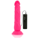 DIVERSIA - FLEXIBLE VIBRATING DILDO PINK 21 CM -O- 4.9 CM 4 