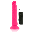 DIVERSIA - FLEXIBLE VIBRATING DILDO PINK 21 CM -O- 4.9 CM 6 