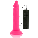 DIVERSIA - DILDO SOUPLE AVEC VIBRATION ROSE 23 CM -O- 4.3 CM 7 