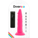 DIVERSIA - DILDO SOUPLE AVEC VIBRATION ROSE 23 CM -O- 4.3 CM 8 