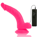 DIVERSIA - FLEXIBLE VIBRATING DILDO PINK 21.5 CM -O- 4.5 CM 4 