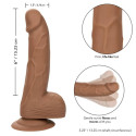 CALEXOTICS - SILICONE STUDS 15.24 CM BROWN 2 