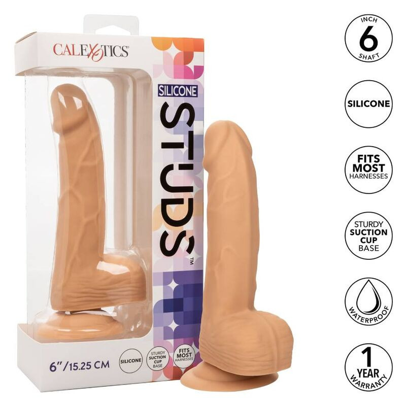 CALEXOTICS - BORCHIE IN SILICONE 15.24 CM PELLE 1 