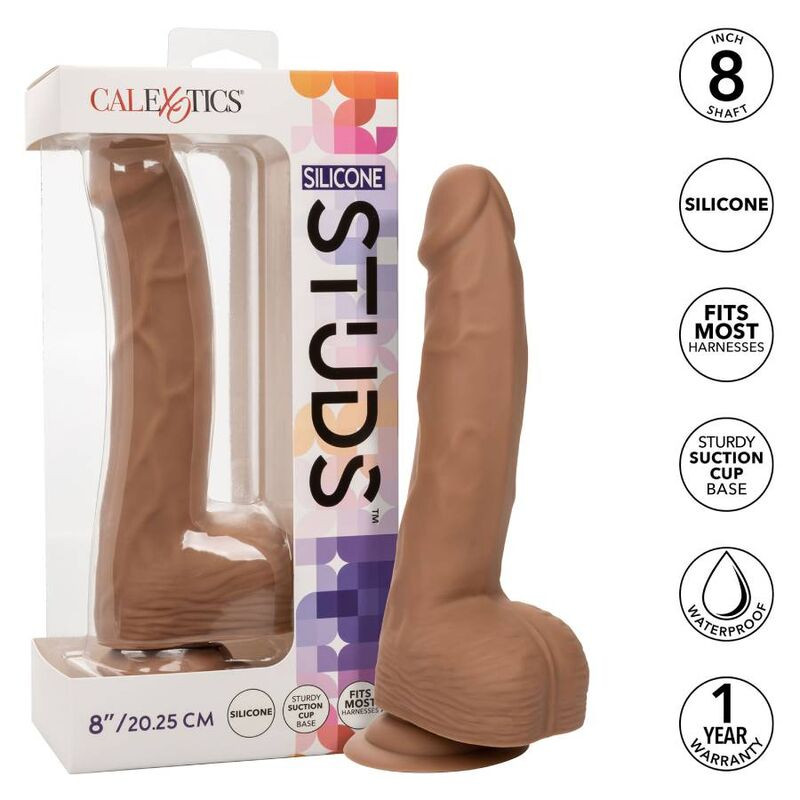 CALEXOTICS - CLOUS EN SILICONE 20.32 CM MARRON 1 