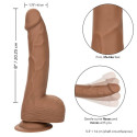 CALEXOTICS - CLOUS EN SILICONE 20.32 CM MARRON 2 