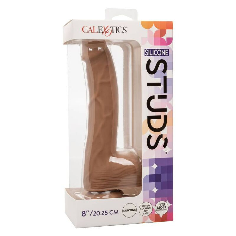 CALEXOTICS - CLOUS EN SILICONE 20.32 CM MARRON 10 