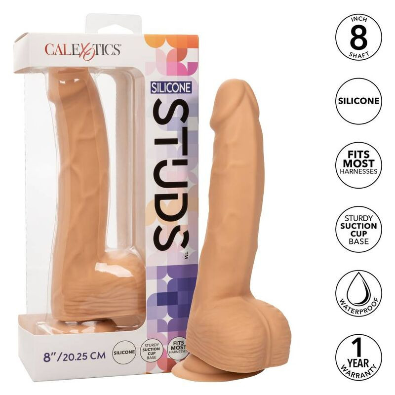 CALEXOTICS - SILICONE STUDS 20.32 CM SKIN 1 