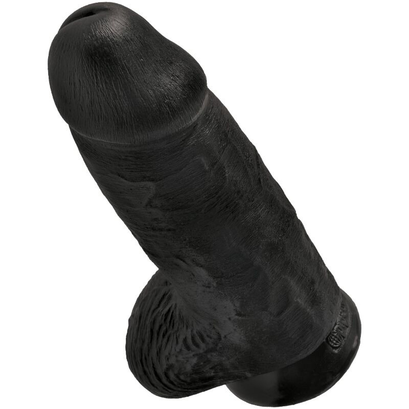 KING COCK - POLLIGER REALISTISCHER PENIS 23 CM SCHWARZ 2 