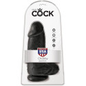 KING COCK - PENE REALISTICO PASSODATO 23 CM NERO 5 