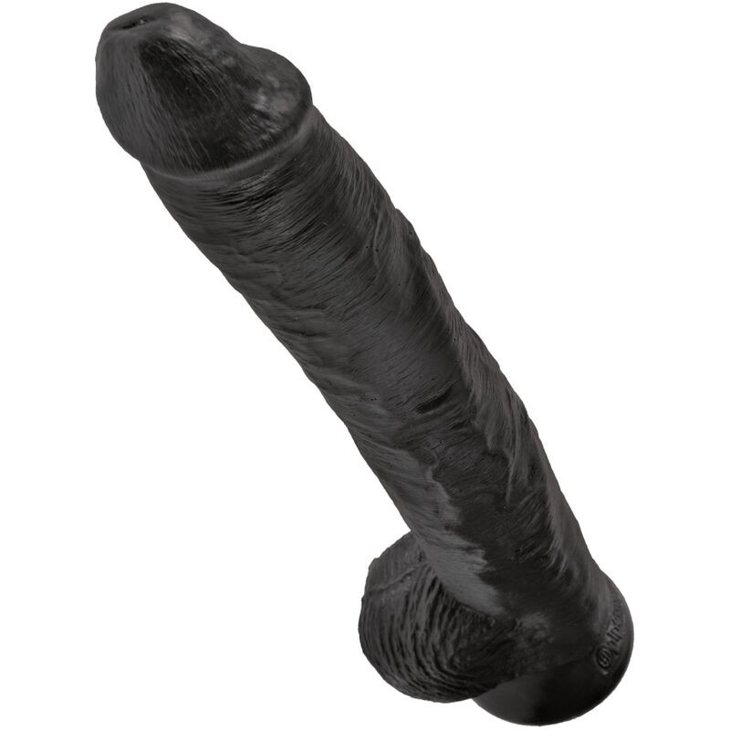 KING COCK - PÉNIS RÉALISTE AVEC BOULES 30.5 CM NOIR 2 