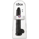 KING COCK - REALISTISCHER PENIS MIT EIER 30.5 CM SCHWARZ 5 