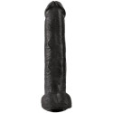 KING COCK - REALISTISCHER PENIS MIT EIER 34.2 CM SCHWARZ 1 