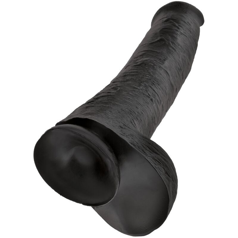 KING COCK - PÉNIS RÉALISTE AVEC BOULES 34.2 CM NOIR 3 