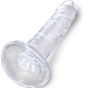 KING COCK - CLEAR REALISTIC PENIS 15.5 CM TRANSPARENT 1 