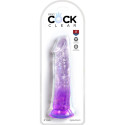 KING COCK - CLEAR PÉNIS RÉALISTE 19.7 CM VIOLET 1 