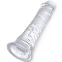 KING COCK - KLARER REALISTISCHER PENIS 19.7 CM TRANSPARENT 2 