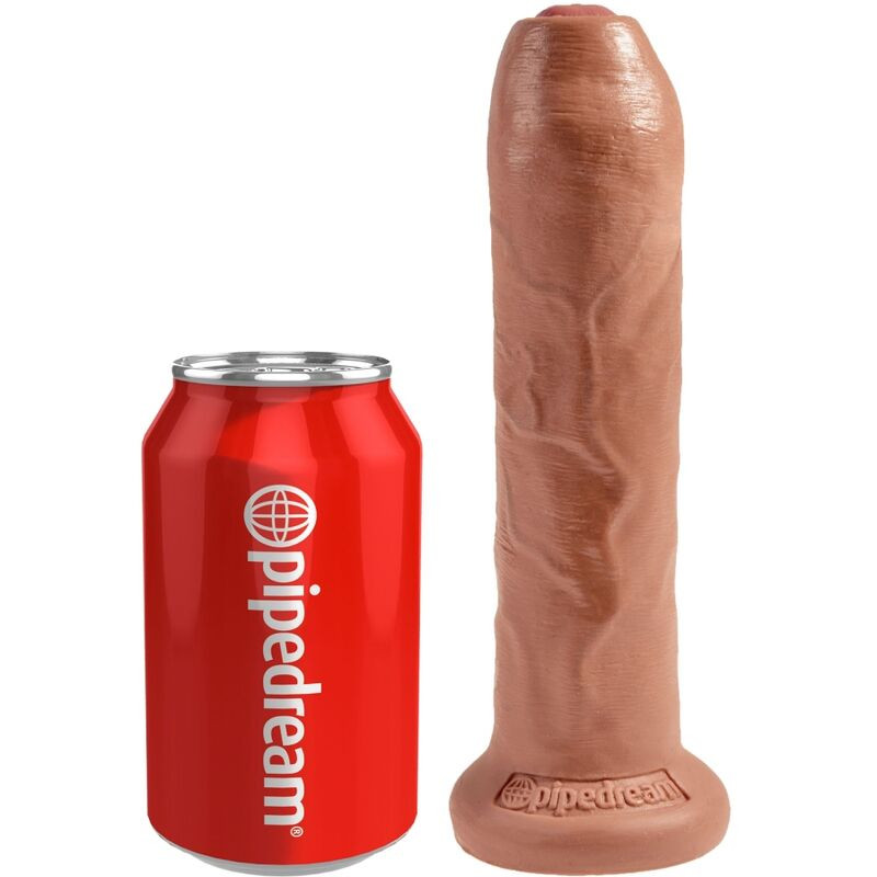 KING COCK - UNGESCHNITTENER REALISTISCHER PENIS 17.8 CM KARAMELL 1 