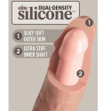 KING COCK - ELITE DILDO REALISTICO IN SILICONE 15.2 CM 3 