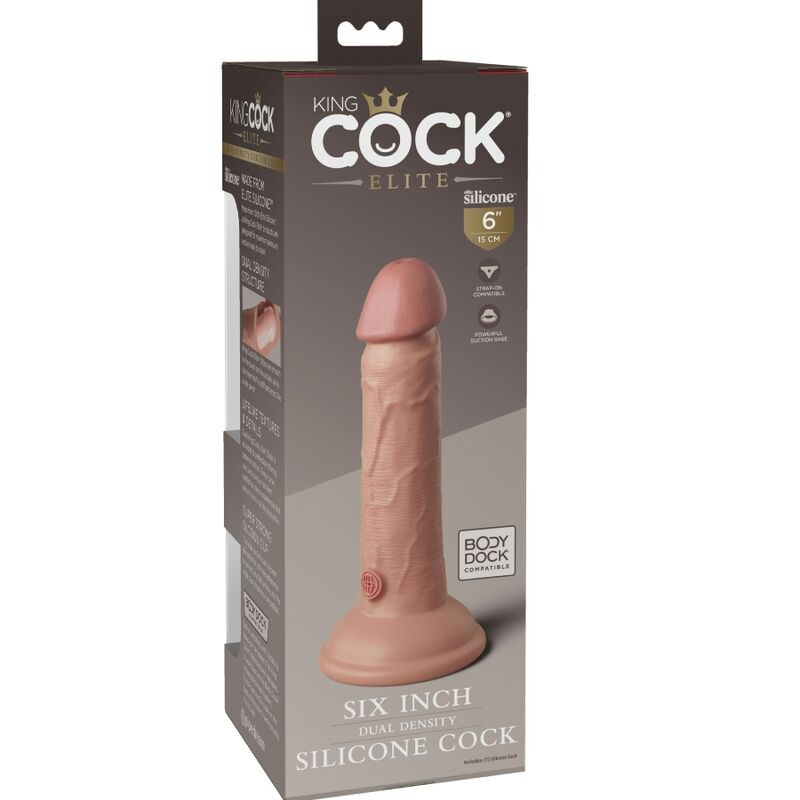 KING COCK - ELITE DILDO REALISTICO IN SILICONE 15.2 CM 5 