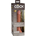 KING COCK - ELITE REALISTIC SILICONE DILDO 17.8 CM CARAMEL 5 