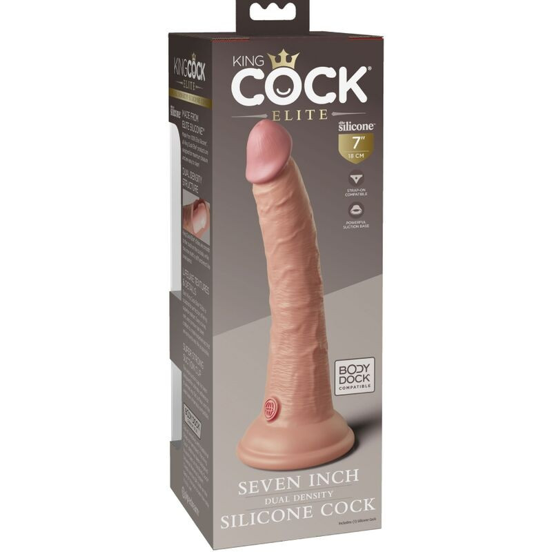 KING COCK - ELITE GODE RÉALISTE EN SILICONE 17.8 CM 3 