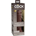 KING COCK - ELITE REALISTISCHER SILIKONDILDO 20.3 CM BRAUN 4 