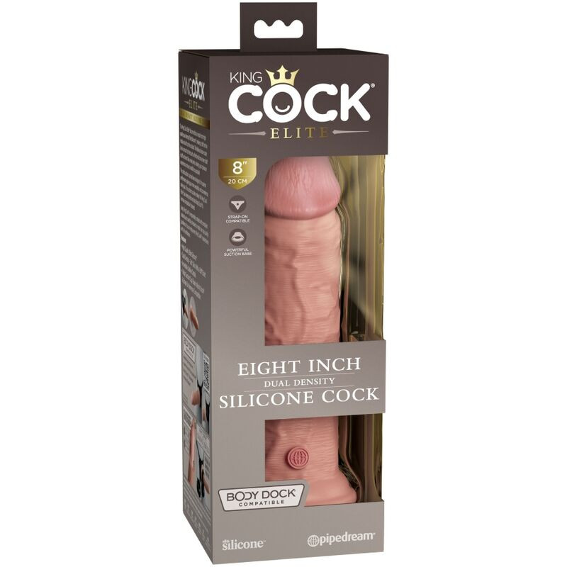 KING COCK - ELITE DILDO REALISTICO IN SILICONE 20.3 CM 4 