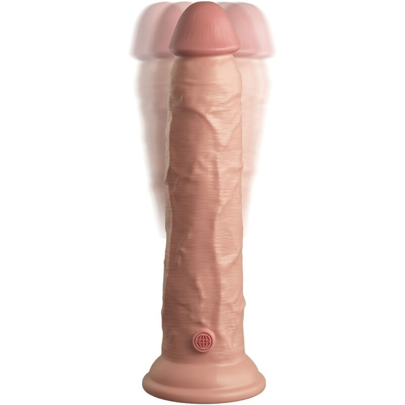 KING COCK - ELITE REALISTISCHER DILDO VIBRATOR & SILIKON FERNBEDIENUNG 23 CM 4 