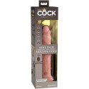 KING COCK - ELITE REALISTIC DILDO VIBRATOR & SILICONE REMOTE CONTROL 23 CM 6 