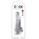 KING COCK - CLEAR DILDO MIT HODEN 15.2 CM TRANSPARENT 1 