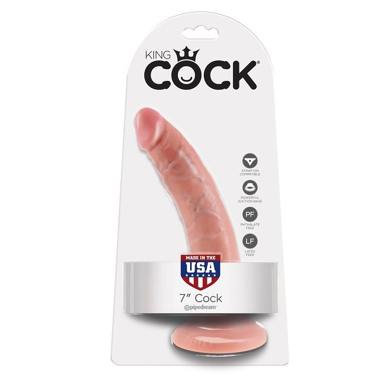 KING COCK - 7 DILDO FLESH 17.8 CM 1 