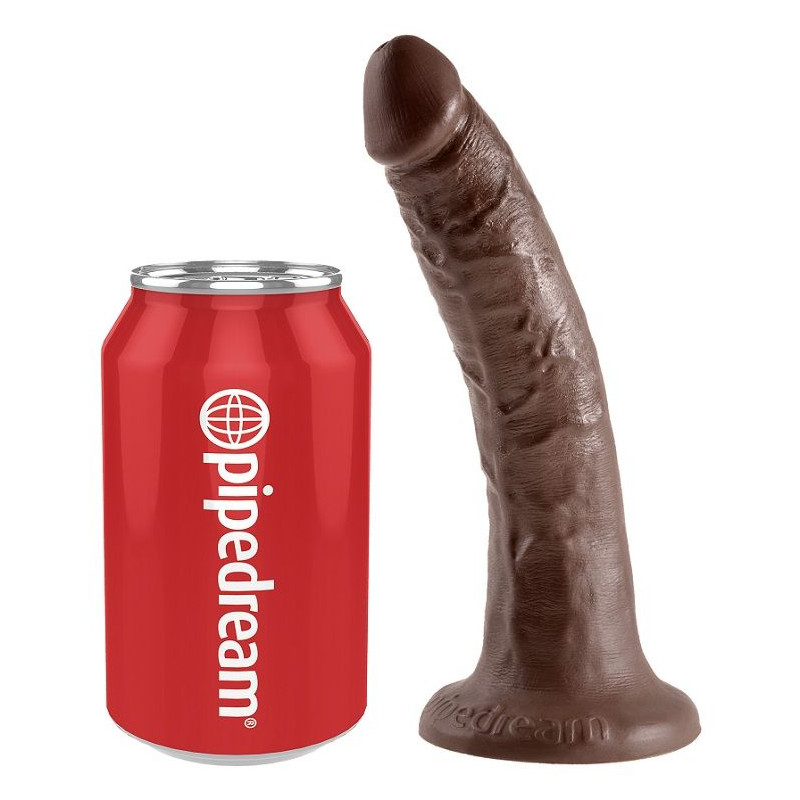 KING COCK - 7 DILDO CIOCCOLATO 17.8 CM 2 