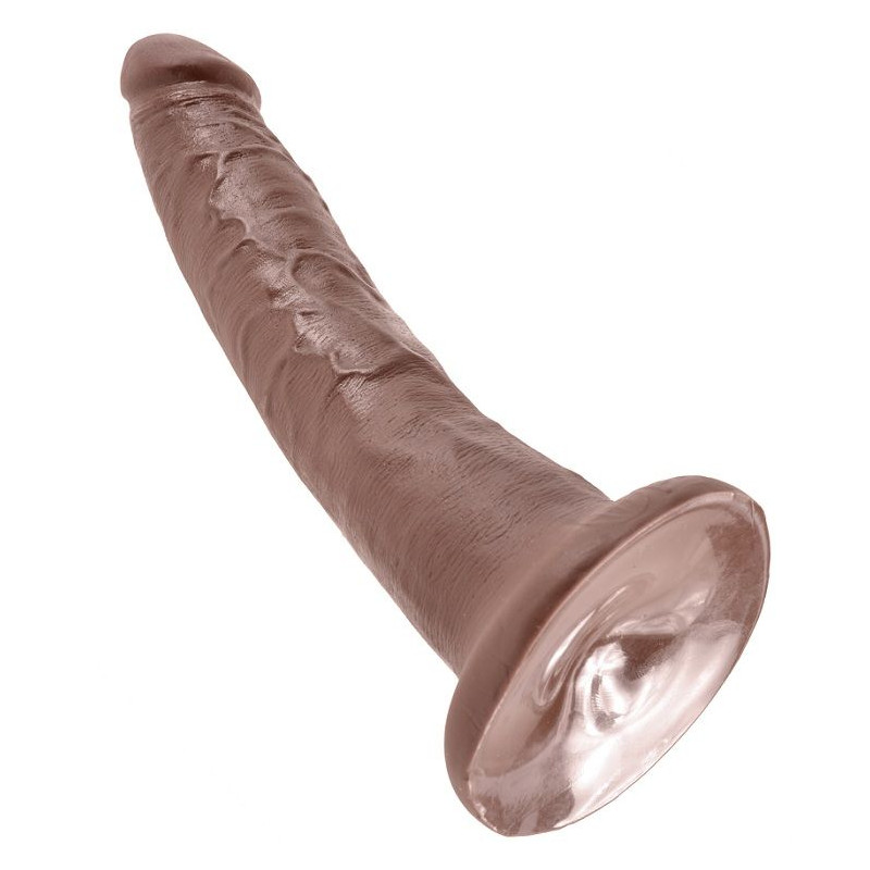 KING COCK - 7 DILDO CHOCOLATE 17.8 CM 4 