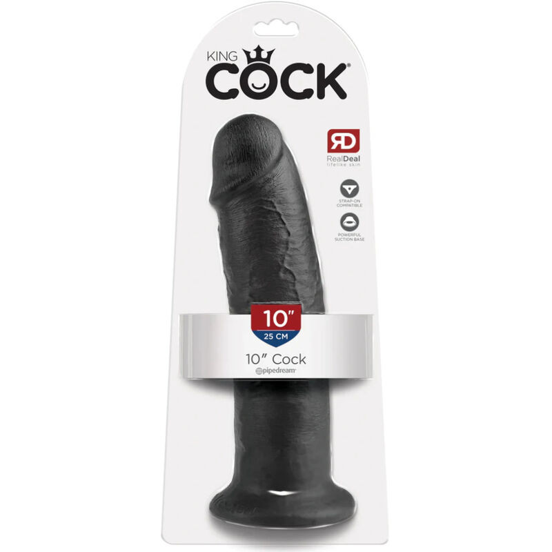 KING COCK - 10 DILDO NERO 25 CM 1 