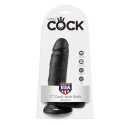 KING COCK - 7 DILDO SCHWARZ MIT EIER 17.8 CM 1 