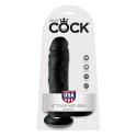 KING COCK - 8 DILDO SCHWARZ MIT EIER 20.3 CM 1 