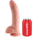 KING COCK - 9 DILDO FLESH CON SFERE 22.9 CM 3 